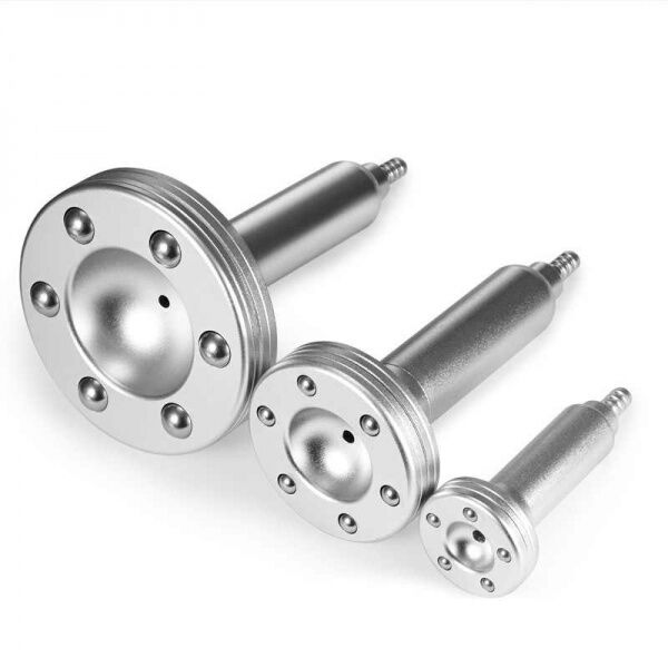 52570 Набор роликовых насадок для вакуумной терапии (алюминий, 3шт) Beauty Star  - Вид №1