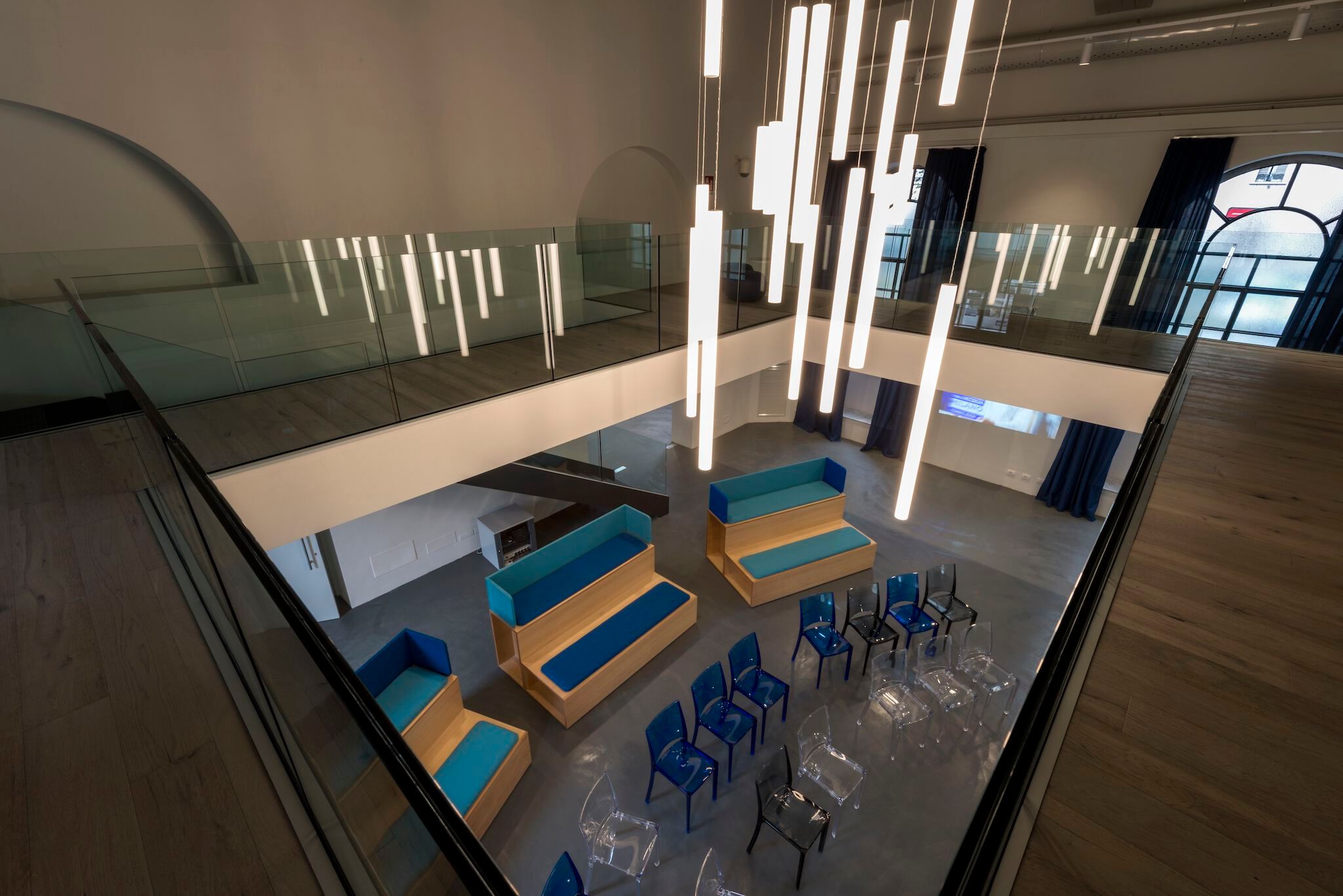 Стеклянный парапет для окон и балконов ALUVETRO система балюстрады GARDA ARCH-00040572 - Вид №10