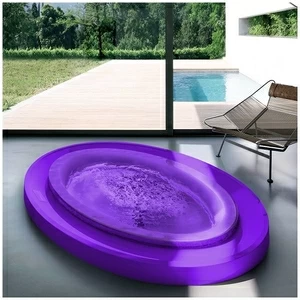 Бассейн Gruppo Treesse Fusion 231 SPA-V864H-F встроенный овальный фиолетовый