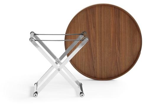 ManifestoDesign Журнальный столик из орехового дерева с подносом sun-id-1512677 - Вид №1