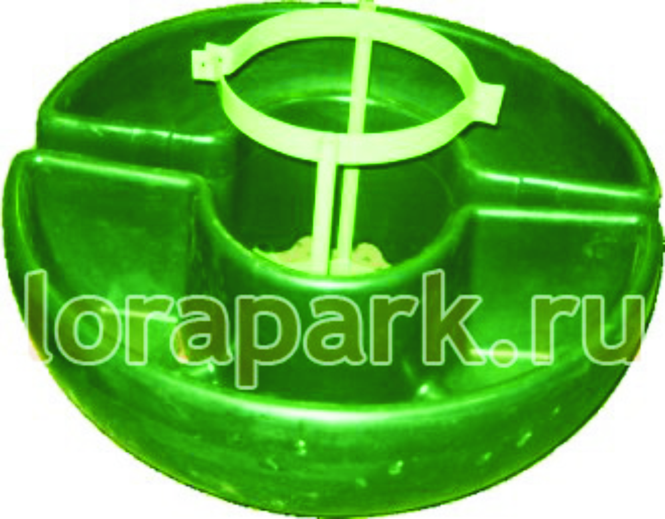 O102-VO.KR ОБРУЧ 840, вазон для цветов на столб, кашпо для столба с термочашами для вертикального озеленения LAB.Space  - Вид №2