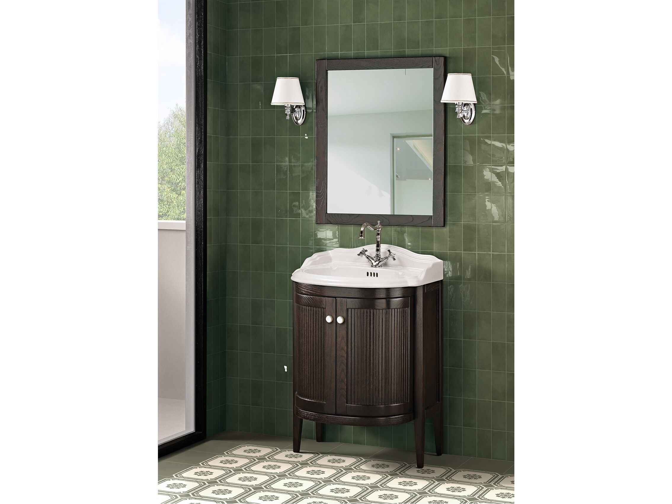 Напольный умывальник с дверцами Gaia Mobili Classic ARCH-00022793