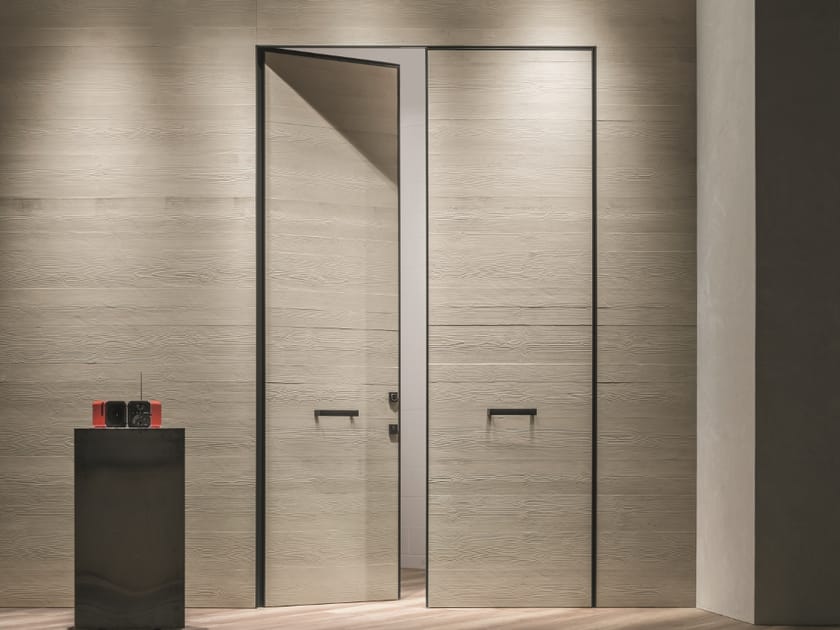 Двухстворчатая бронированная дверь с бетонной отделкой Oikos Tekno ARCH-00105145