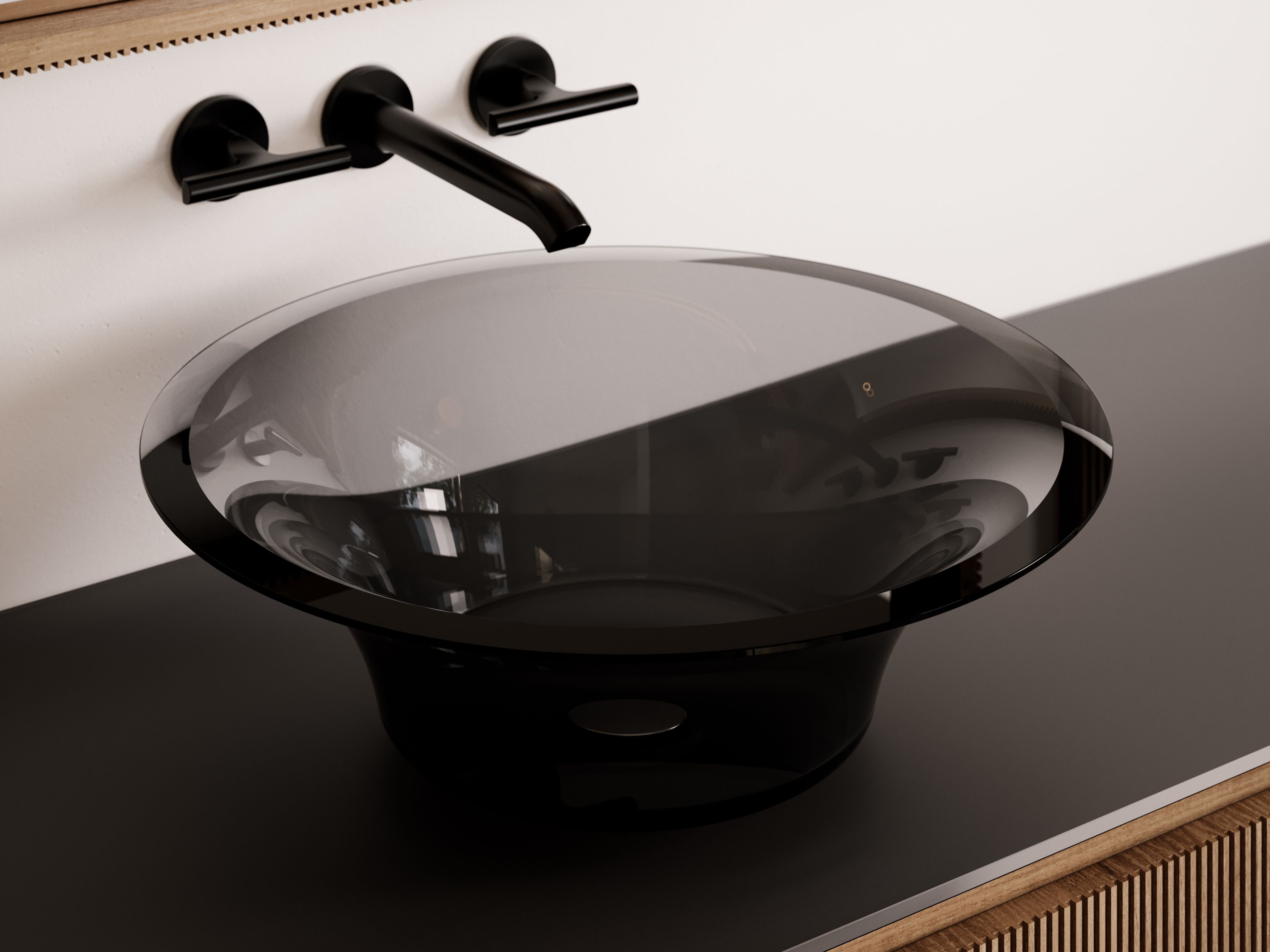 Умывальник из хрусталя ARTELINEA KONCA ARCH-00133554