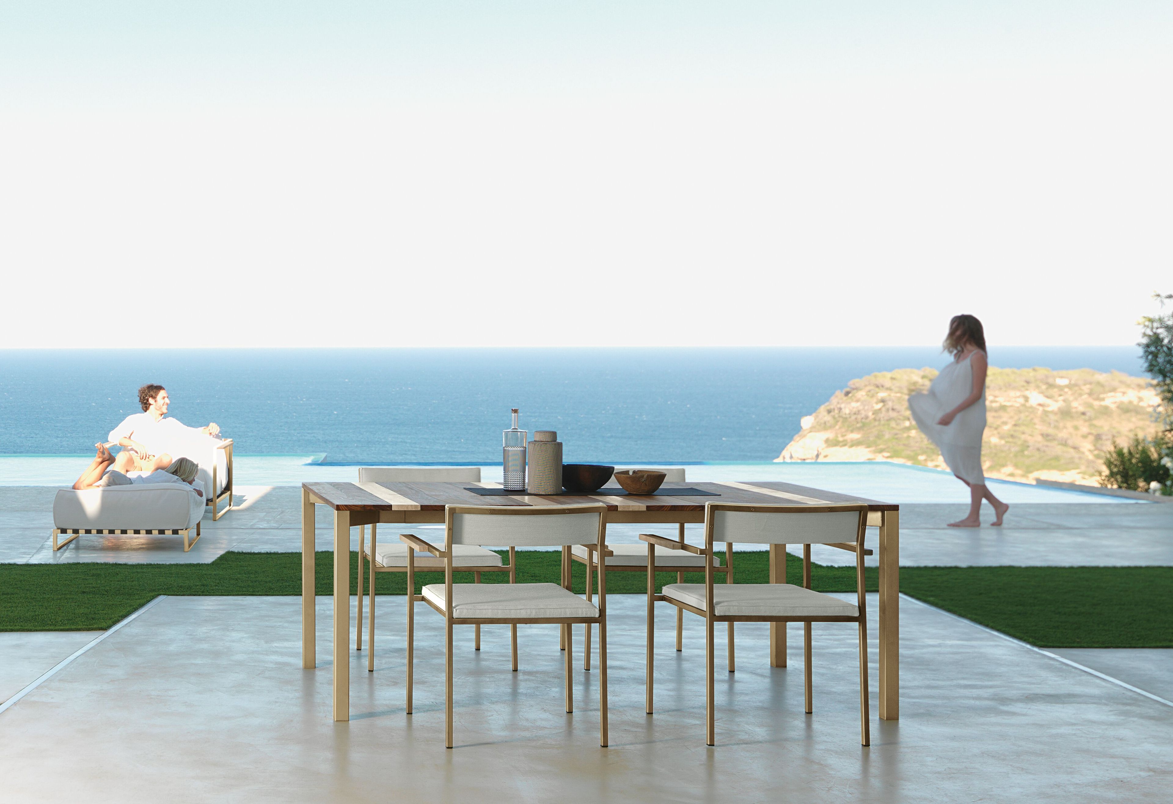 Штабелируемый садовый стул с подлокотниками Talenti Casilda ARCH-00076084