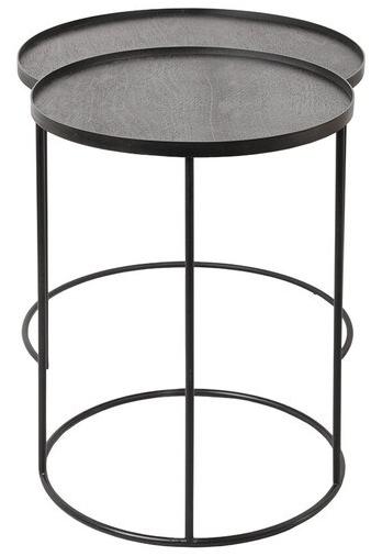 Ethnicraft Круглый рабочий стол из дерева  20721  - Вид №2