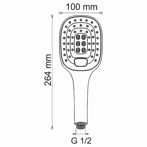 A062 Лейка 3-функциональная WasserKRAFT  - Вид №4