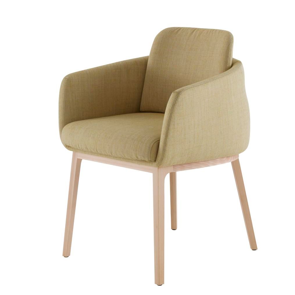 Мягкий тканевый стул с подлокотниками Ligne Roset Tadao ARCH-00147261 - Вид №11