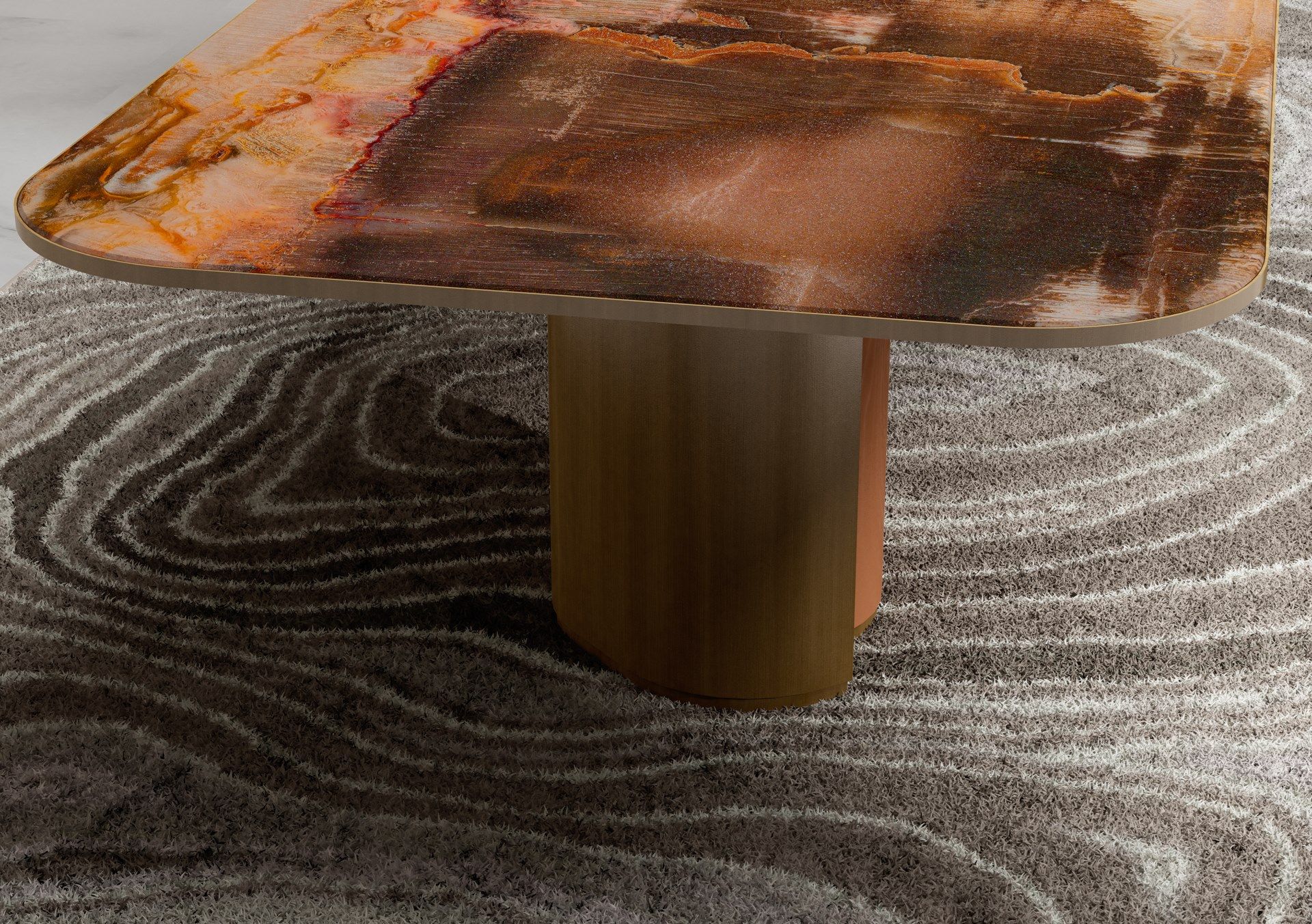 Стеклянный обеденный стол Sicis PHILIPPE ARCH-00125274 - Вид №23