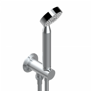 G2K-54 Душ ручной стильный встраиваемый в стену, шланг и патрубок для душа с крючком Thg-paris Faubourg - белый фарфор Хром