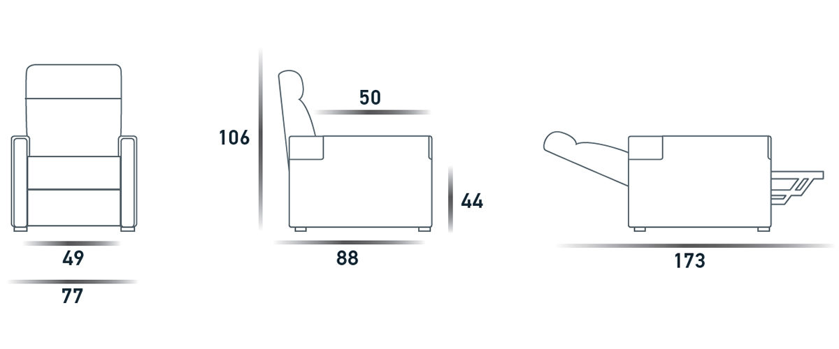 Кресло-Подъемник Lift-Relax 1 Motore  Spaziorelaxitalia  Leo Leo Lift-Relax 1 Motore  - Вид №4