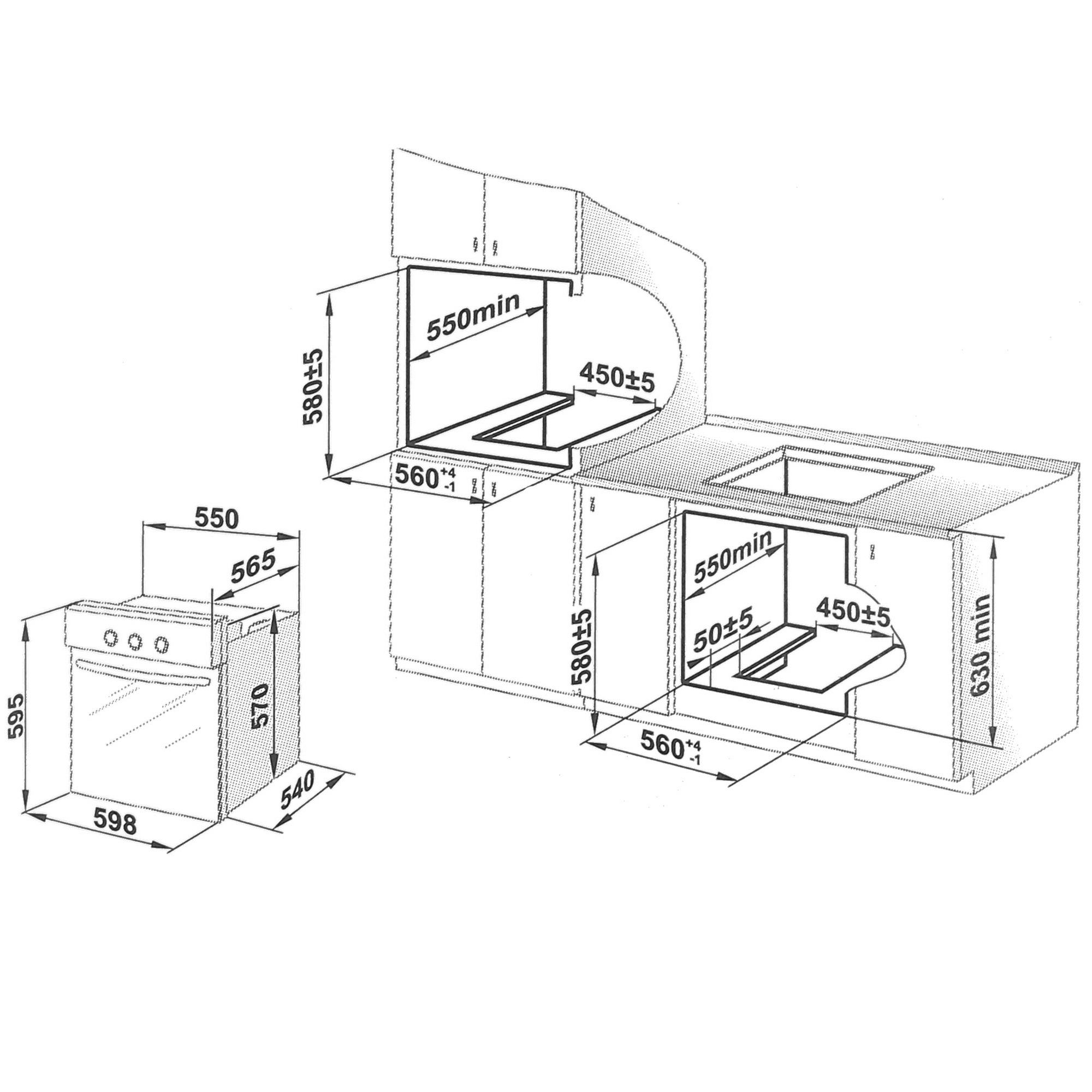 1611466 Газовый духовой шкаф Gefest ДГЭ 621-01 К48 STDN-0086101 - Вид №8