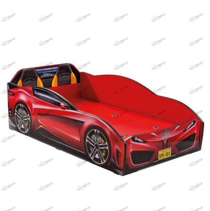 Кровать-машина детская 70х130 см красная Spyder CILEK  00-3832330 Красный Santreyd 