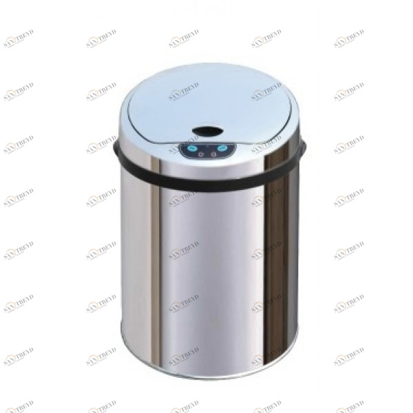 Ведро хром сенсор 9л Bisk (Польша) 99009 sun-id-561119