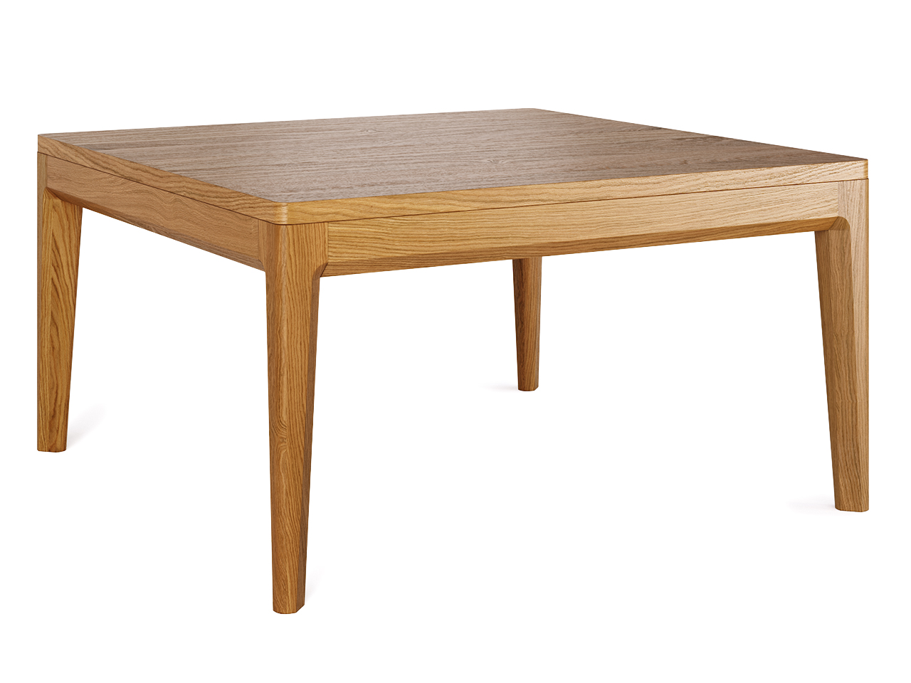 Журнальный столик квадратный 65 см натуральный дуб Case №1 THE IDEA  210085 Коричневый  - Вид №1