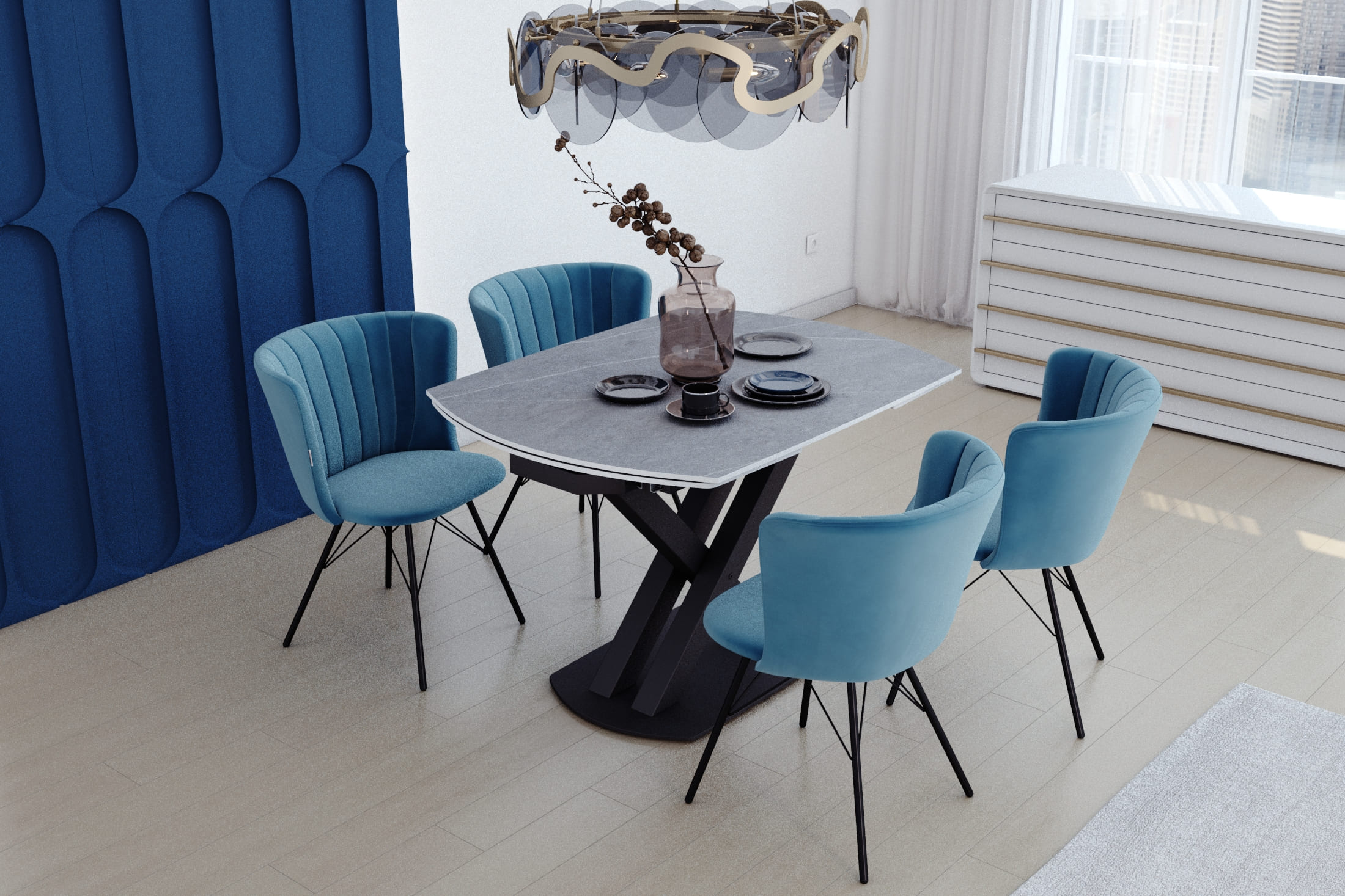 Обеденная группа SHT-DS293 Santreyd  - Вид №1