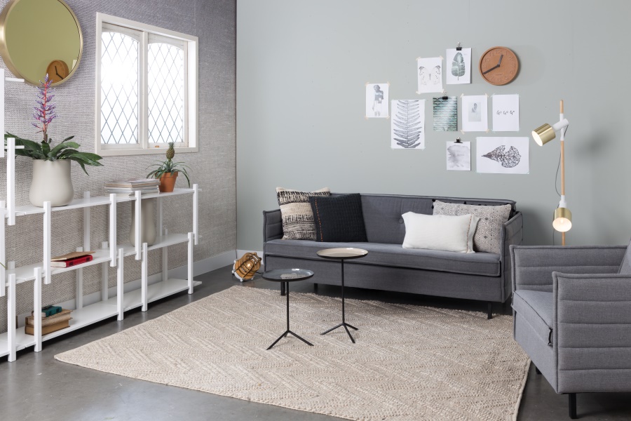 Ковер Punja 170х240 см светло-серый Zuiver 6000083 - Вид №1