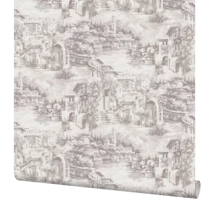 Обои флизелиновые Palitra Home Village бежевые 1.06 м HC31248-28a