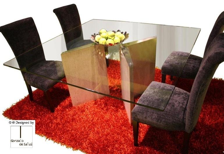 Gonzalo De Salas Обеденный стол из стекла sun-id-1345712 - Вид №1