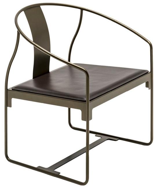 Driade Кресло из стали с порошковым покрытием с подлокотниками Mingx sun-id-1464959 - Вид №1