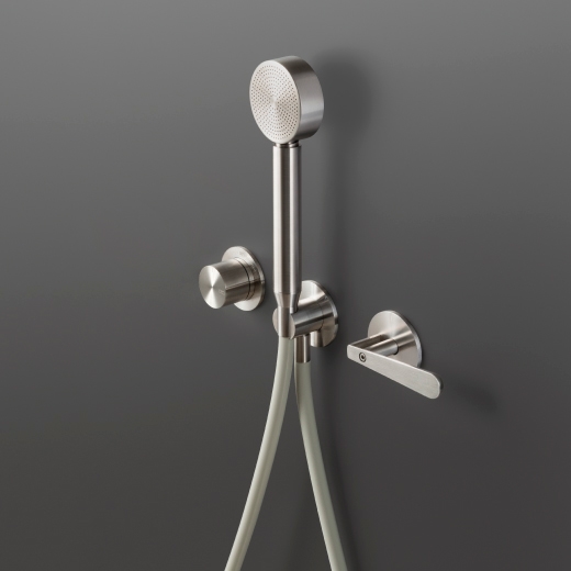 Настенный термостатический набор смеситель для душа ванной / душем с 2-ходовой запорный девиатором и круглым ручным душем диаметр 70 мм  LTZ32 CEADESIGN  - Вид №2