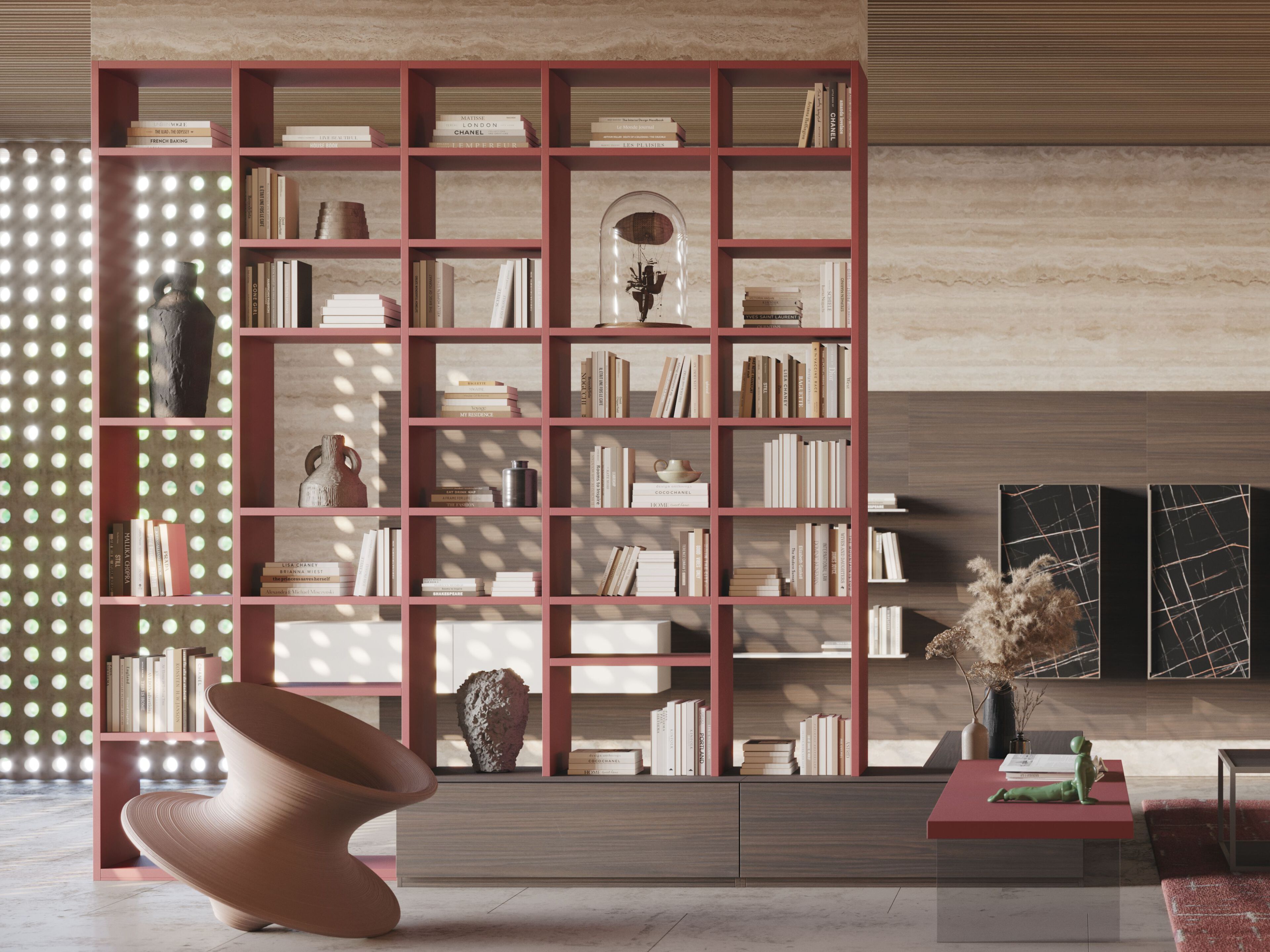 Оборудованная стена / книжный шкаф Giessegi день за днем ARCH-00145652