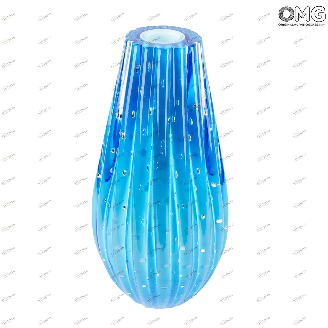 2921 ORIGINALMURANOGLASS Дутая ваза Балетон- Baleton - Original Murano Glass OMG 16 см 