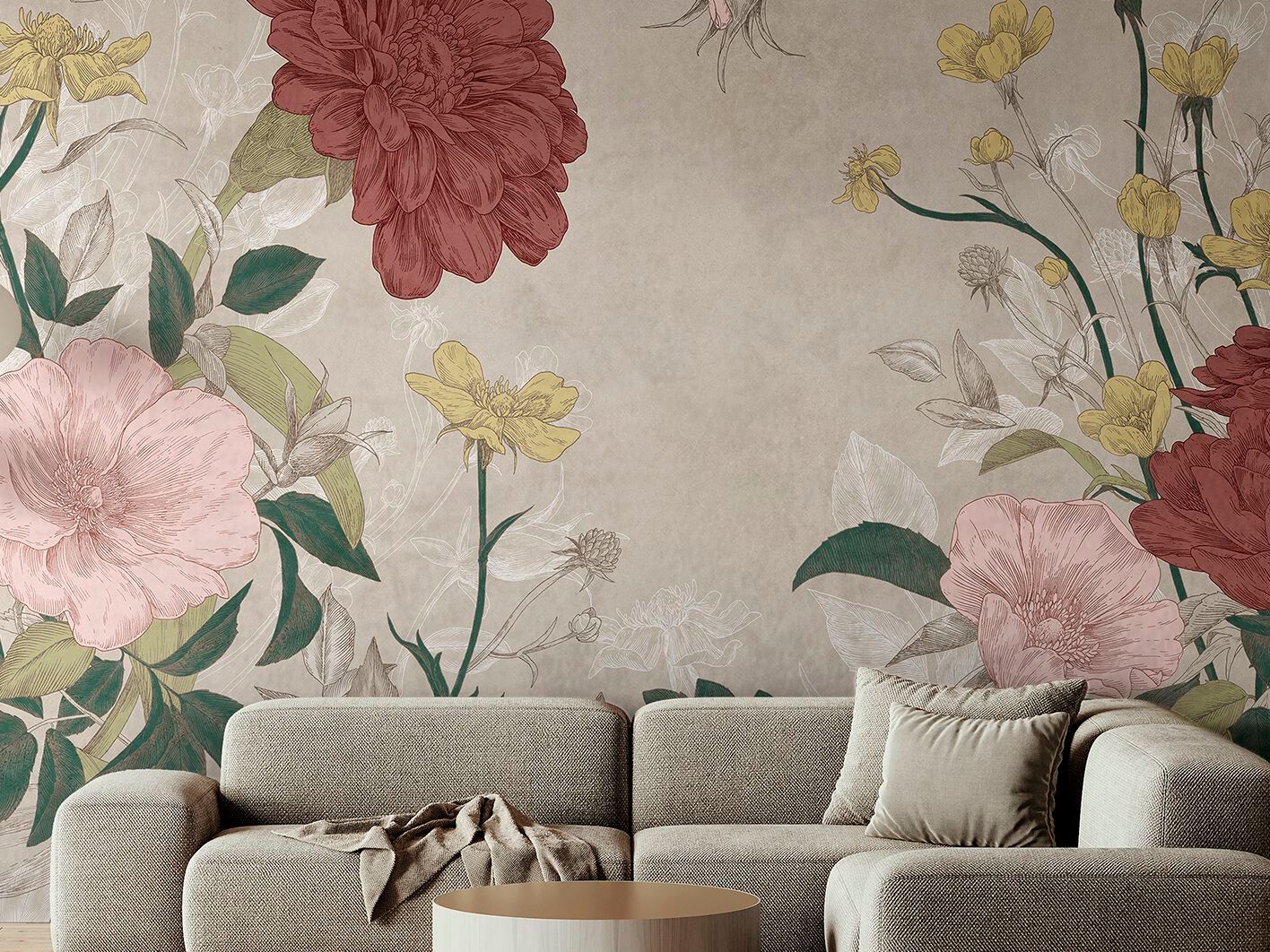 Обои с цветочными мотивами MILLE997 Floral Dream ARCH-00122499