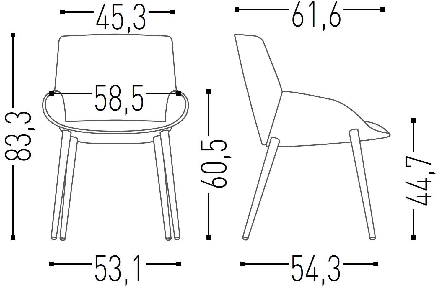 ACTIU Стул из мягкой ткани Noom sun-id-1458898 - Вид №33