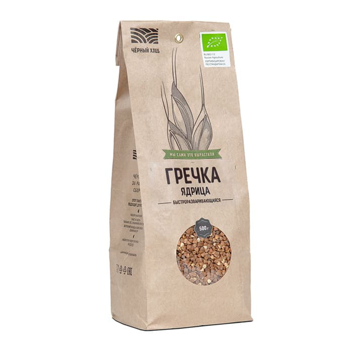 Крупа гречка быстроразваривающаяся Чёрный хлеб Santreyd 4162 - Вид №1