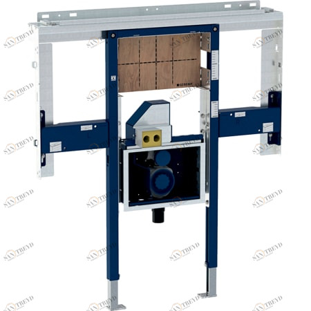 GEBERIT 111.084.00.1 Инсталляция Geberit Duofix для раковины Geberit ONE и встраиваемого в стену смесителя, по высоте помещения, с внутристенным поворотным сифоном, с внутристенным Clou 