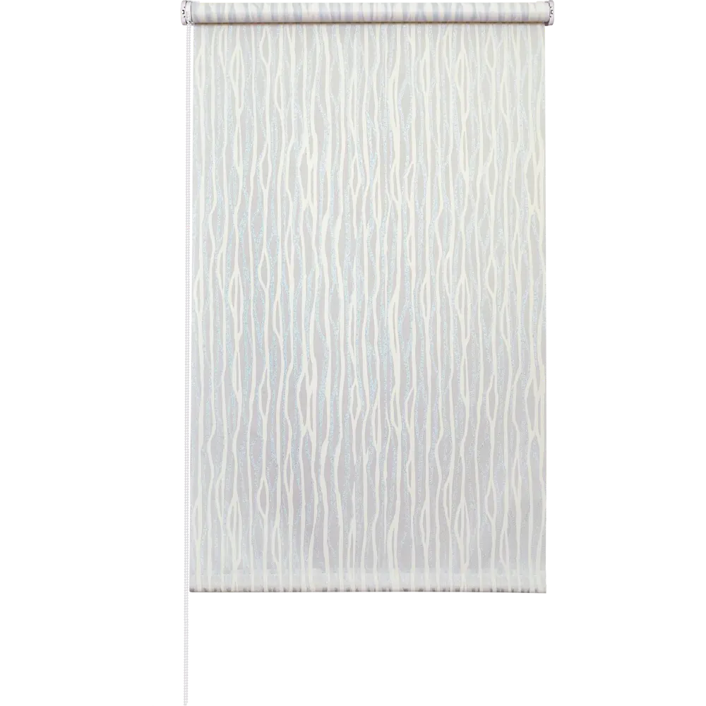 Штора рулонная Смуги 70x160 см бирюзовая GARDEN STLM-2077025