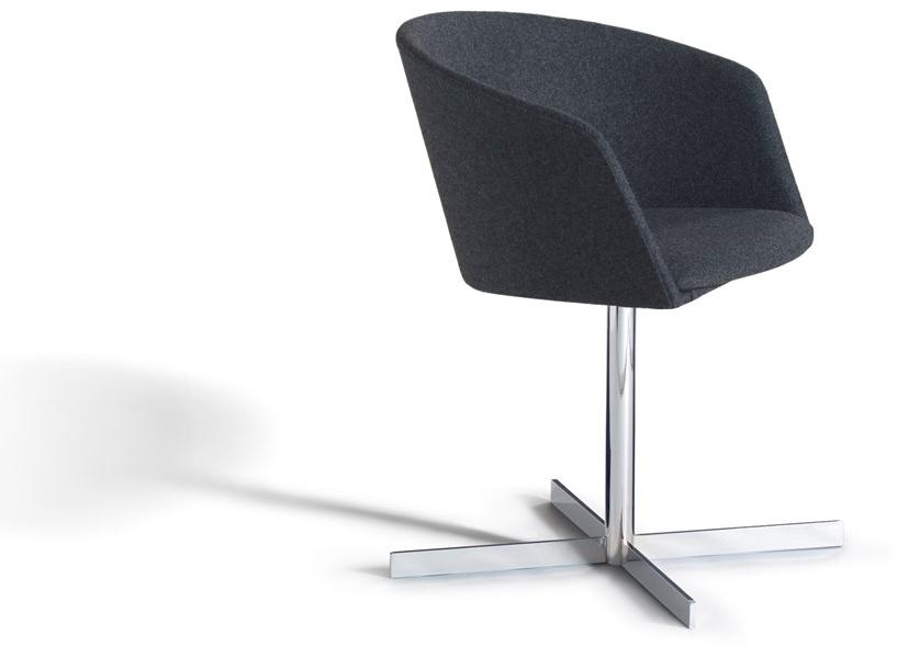 Capdell Стул с обивкой из ткани с 4 спицами Moon light sun-id-1366415 - Вид №1