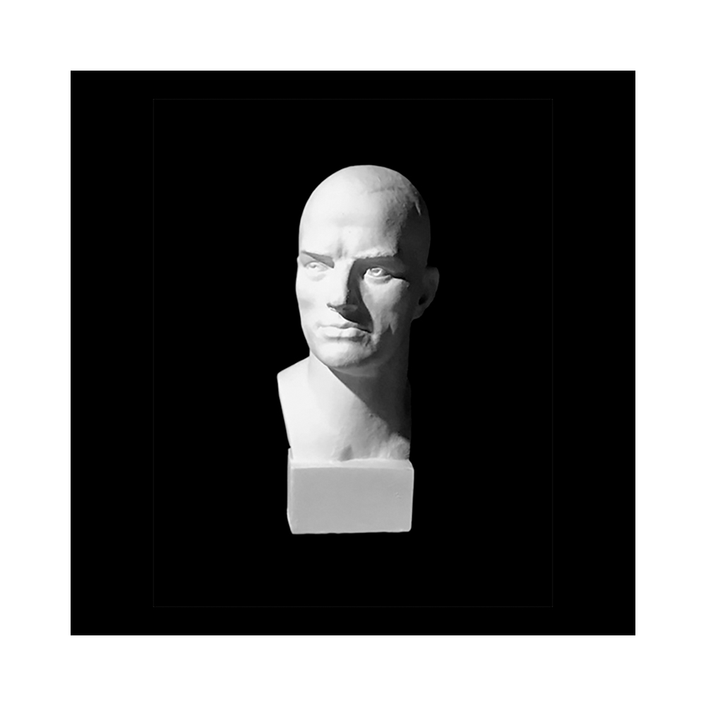 10-171 Бюст В.В.Маяковского гипс 9.5х11х23 см Santreyd 