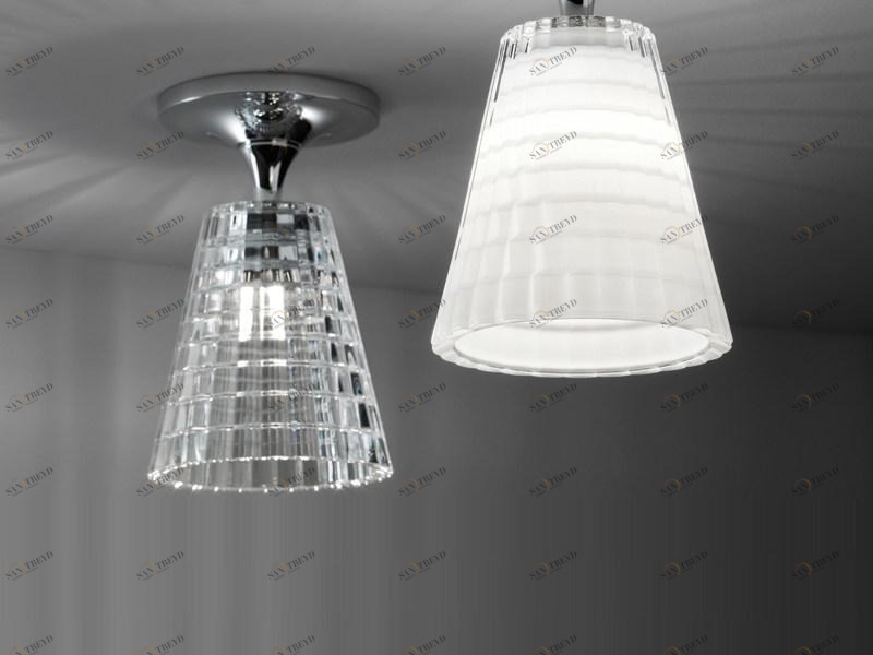 Fabbian Хрустальный потолочный светильник Flow sun-id-1383457