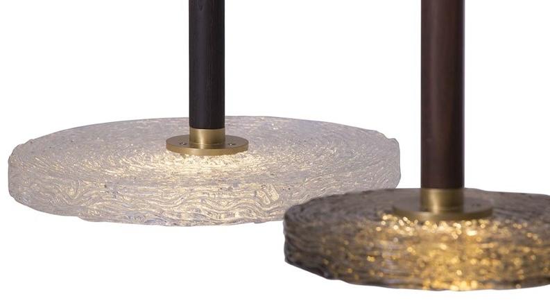 Tonin Casa Подвесной светильник из дерева и стекла Macrabè T9118  - Вид №1