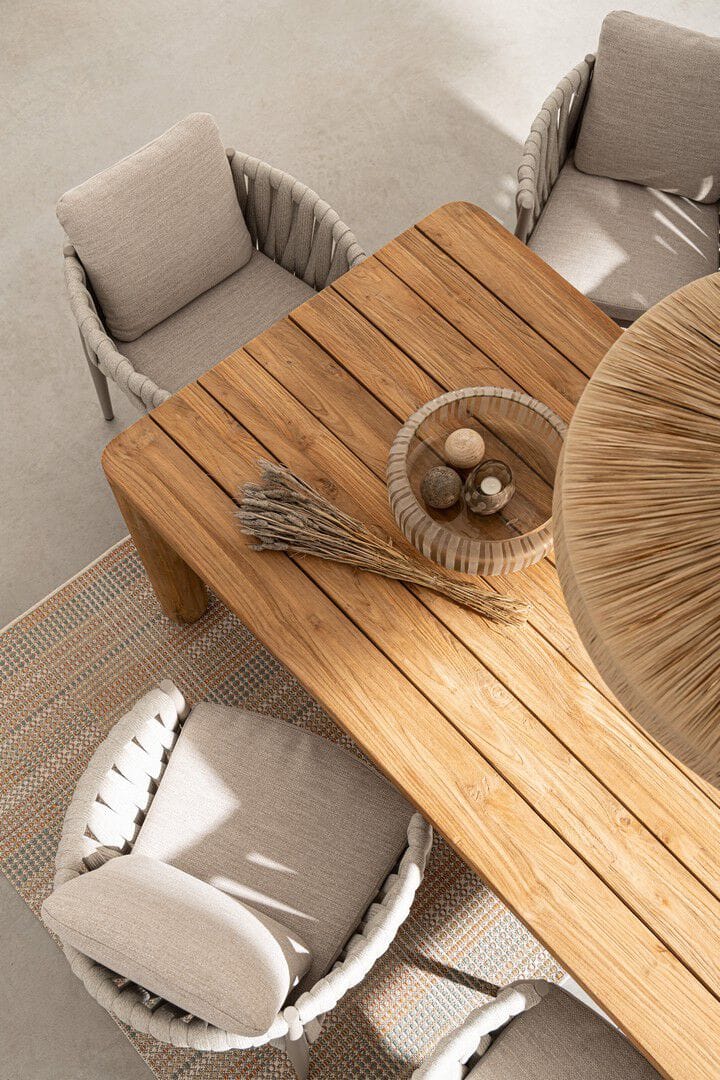 Веревочный садовый стул со встроенной подушкой BIZZOTTO Jacinta ARCH-00039925 - Вид №11