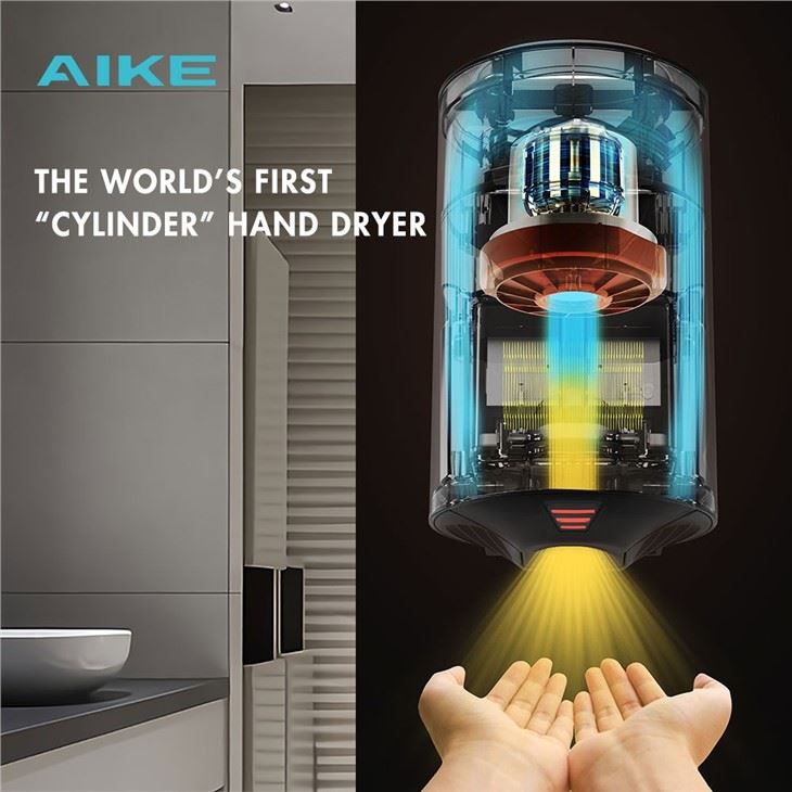 Сушилка для рук из нержавеющей стали AIKE AK2805_593  - Вид №1