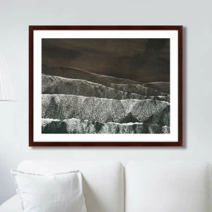 Арт-фотография в деревянной раме 78,5х100 см Australia coast waves КАРТИНЫ В КВАРТИРУ  264831 Белый;серый;разноцветный