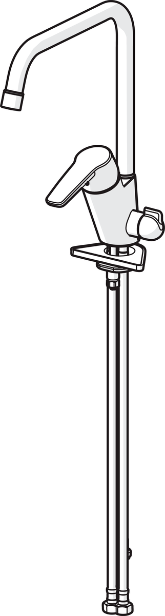 Oras 3934F Смеситель для кухни с клапаном 3934F Saga Хром  - Вид №5