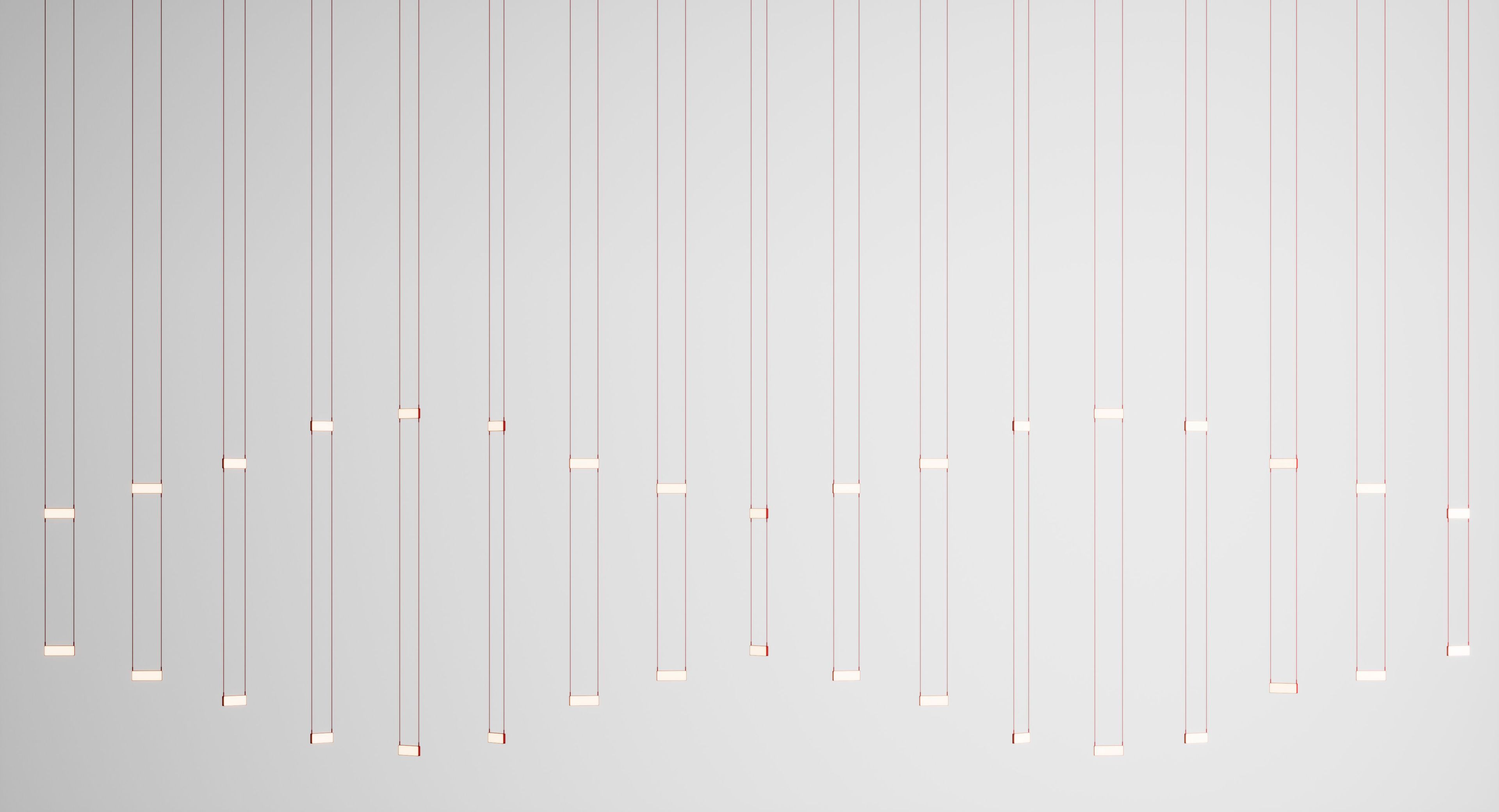 Светодиодный подвесной светильник из метакрилата и алюминия LUCEPLAN Limetry ARCH-00025537 - Вид №1