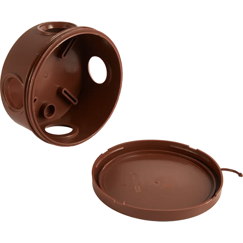 Распределительная коробка TDM открытого типа 85×40 мм в цвете венге 88582212 STLM-1106818 - Вид №2