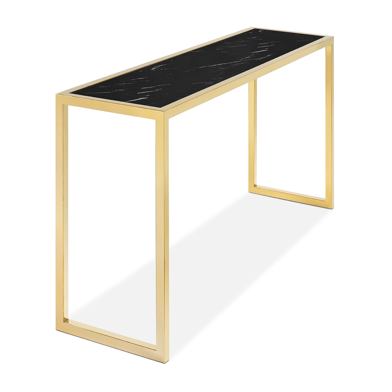 450287-18 ABHIKA КОНСОЛЬНАЯ КОРОНА ПРЯМАЯ H75 150X40 WHITE/GOLD  - Вид №10