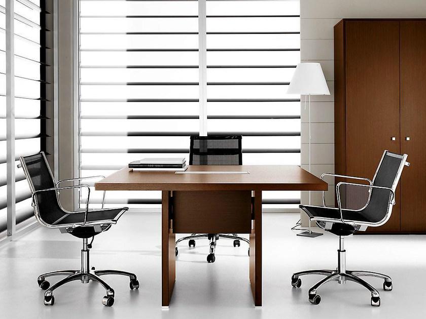 IFT Квадратный стол для переговоров из меламина Pratiko sun-id-1442284 - Вид №1