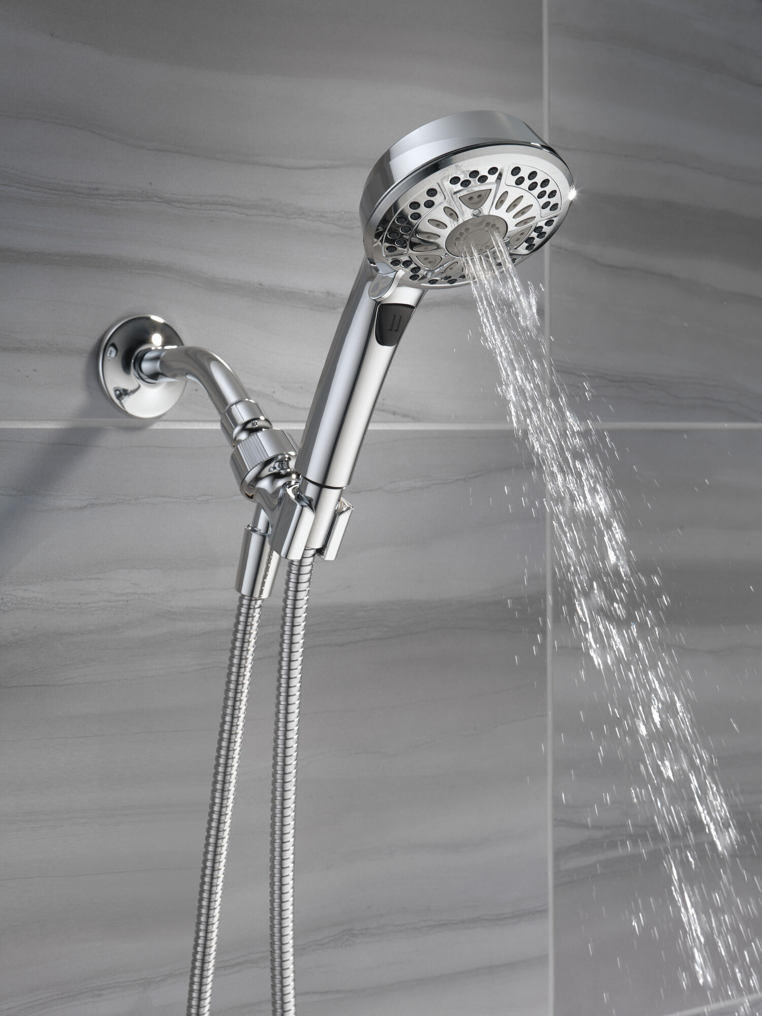 75601 7 Настройка ручного душа Delta Faucet Universal Showering Хром  - Вид №4