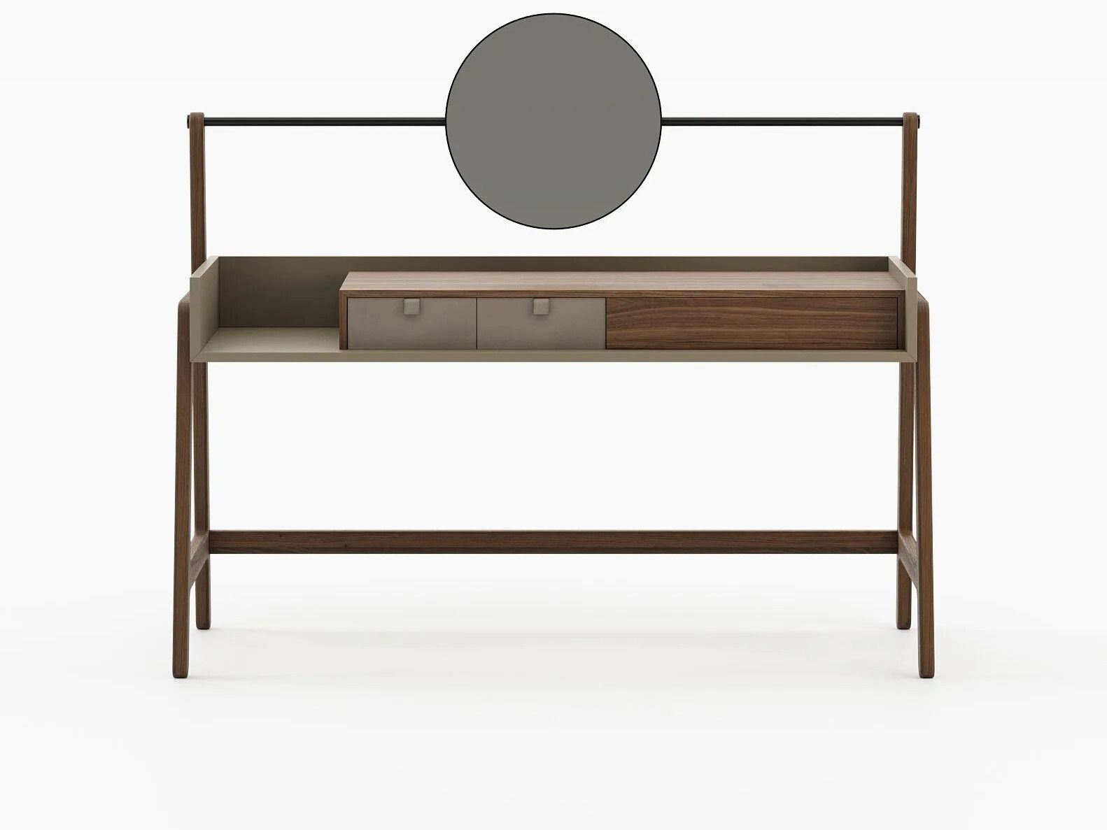 Деревянный туалетный столик Laskasas холст ARCH-00054648 - Вид №6