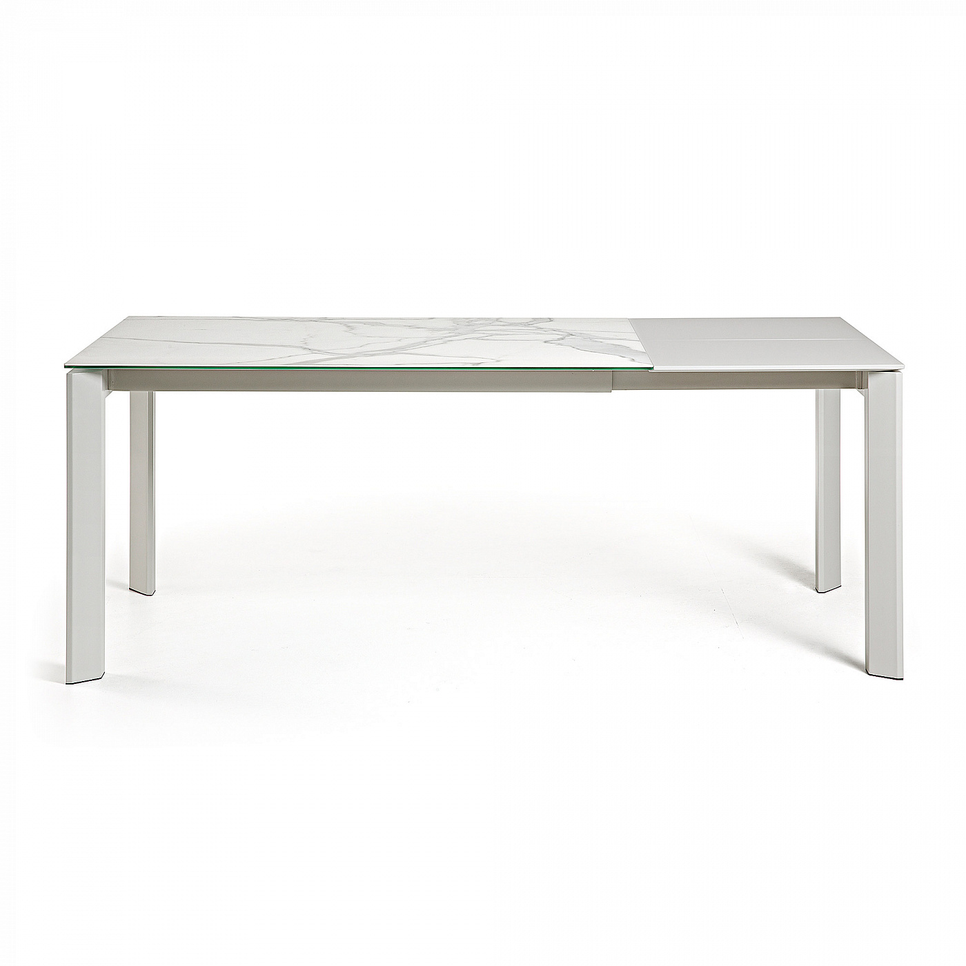 051220 Стол Atta 160 (220) x90 керамика белый La Forma Axis - Вид №1