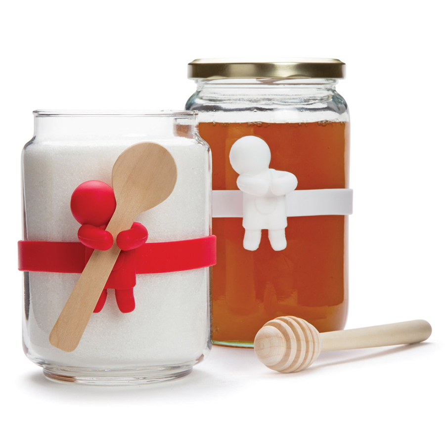 MB6770 Держатель для ложек june spoon силиконовый, красный Monkey Business  - Вид №4