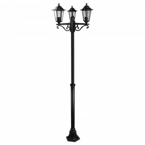 Садово-парковый светильник Horoz Erguvan 075-012-0005 (HL270P) HOROZ ФОНАРЬ 268931 Черный