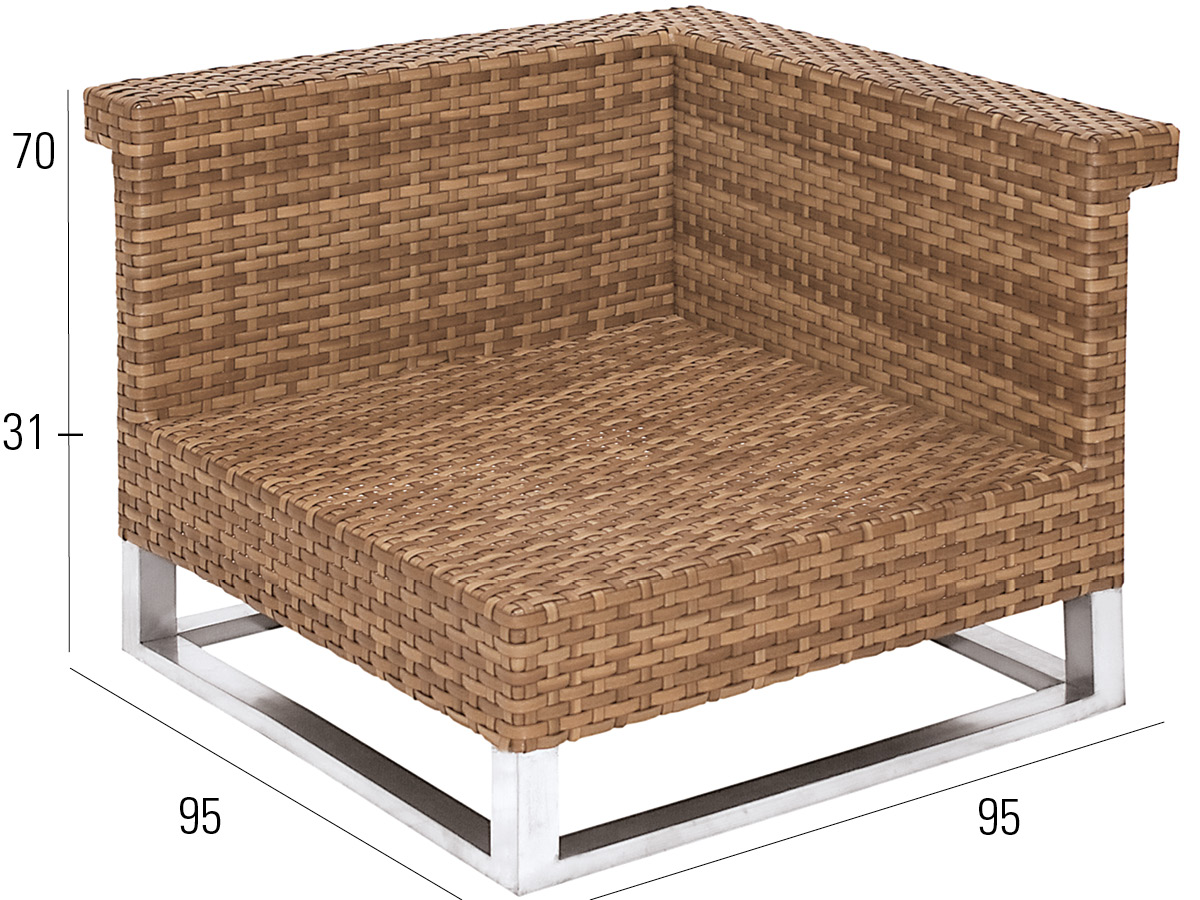 68.00.0305 Угловой модуль Madrigal Tobacco Mbm  - Вид №2